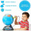 LeapFrog LeapFrog Magic Adventures Globe, Interactive Childrens Globe, Educational Smart Globe for Kids with 2.7 Inch LCD Screen, Toys for Children with Games 3
