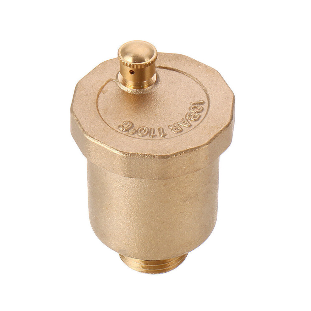 G1/2 One Way Brass Thread Air Vent Exhaust Valve Automatic Pressure Safety Release for Solar Water Heater