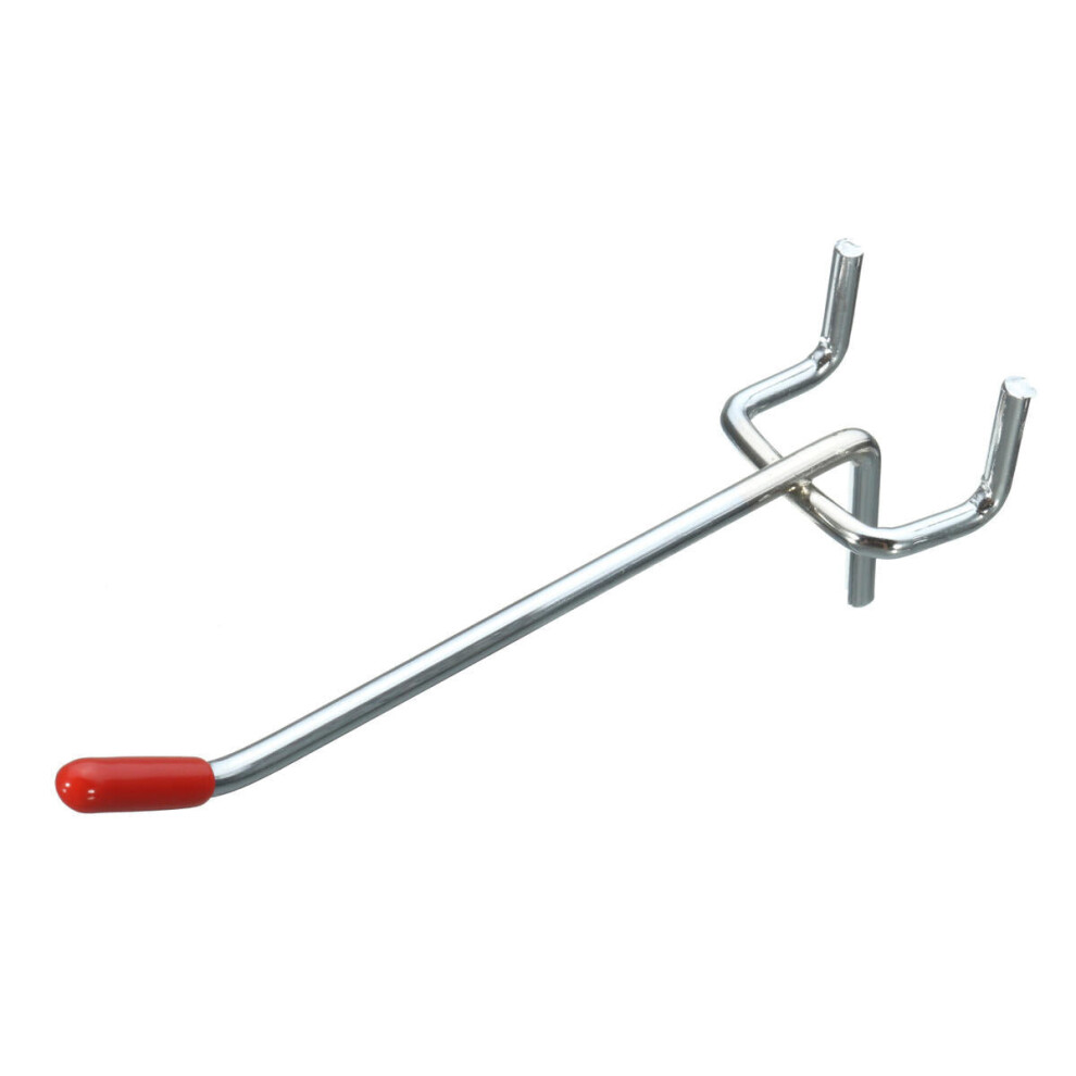 25Pcs 100mm Length Peg Board Pegboard Hooks Garage Workshop Hanging Tool Storage Display Home Hook-image-OPC-P9QQC6X-NEW