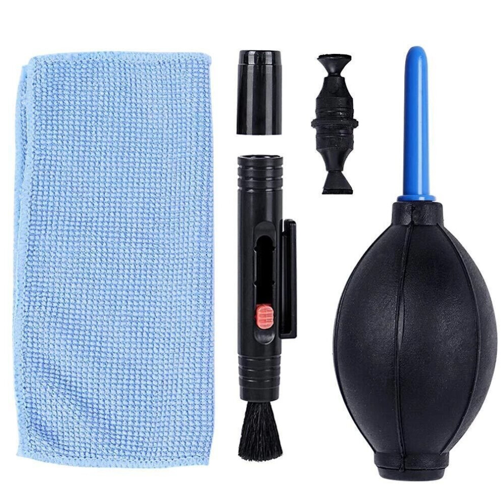 3 in 1 Digital Camera Cleaning Set Dust Cleaner Brush Air Blower Wipes Clean Cloth For DSLR Camera For Sony For Nikon Lens Keyboard Desktop Cleaning