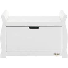 Obaby Stamford Sleigh Toy Box - White