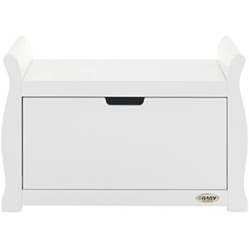 Obaby Obaby Stamford Sleigh Toy Box - White