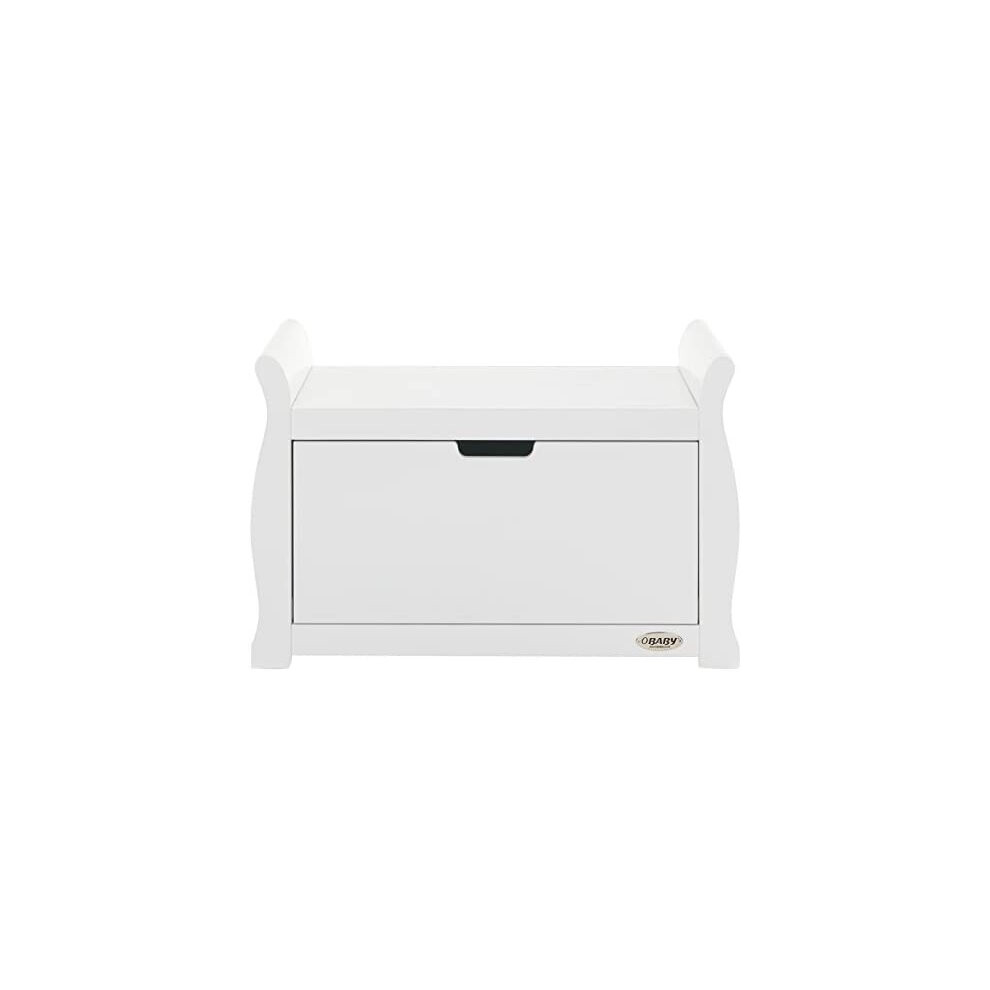 Obaby Stamford Sleigh Toy Box - White