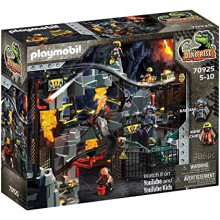 PLAYMOBIL - 70925 - Dino Rise - Dino Mine - Com 4 personagens e 1 dino