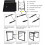 2-Tier Extendable Microwave Oven Rack - Adjustable, Space-Saving Kitchen Organizer in Black 8
