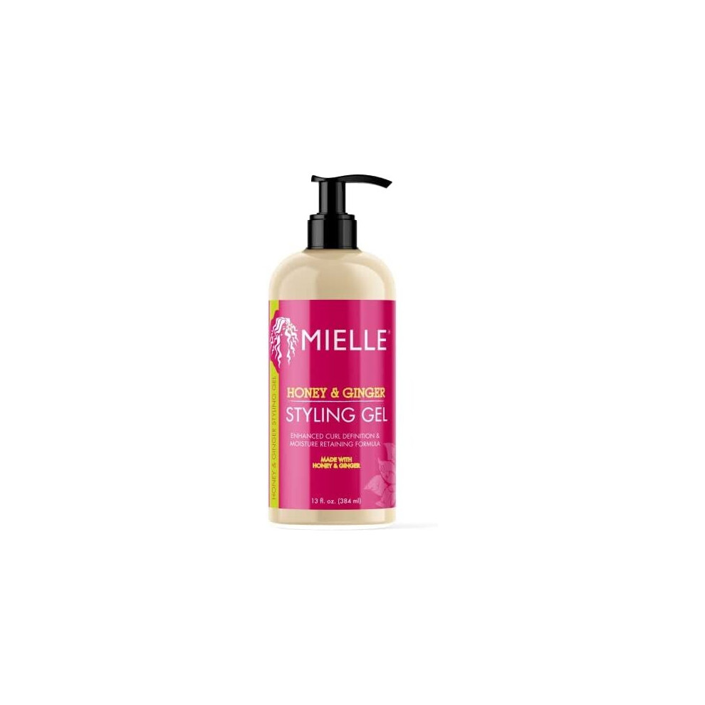 Mielle Organics Honey And Ginger Styling Gel 13Oz, 384 Ml (Pack Of 1) White