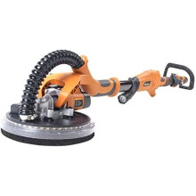Evolution R225DWS 225 mm Telescopic Dry Wall Sander with LED Torch and 6 Sanding sheets - Orange/Black