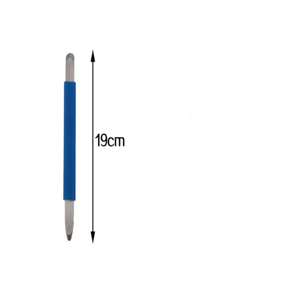 Double Head Flat and Positive Angle Seaming Tool Pressed Tile Grout Stick Floor Glue Gaps Scraping Tool