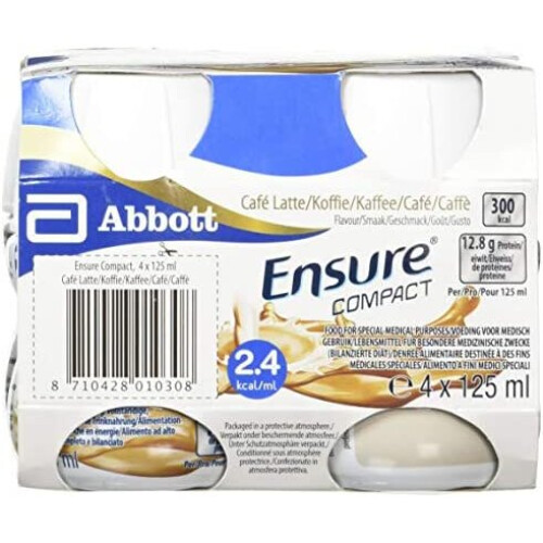 Ensure Compact café latte flavour (Pack of 4)