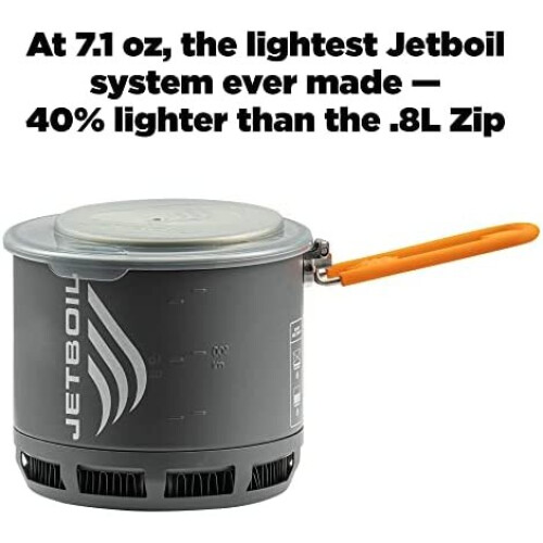 Jetboil Jetboil Stash Υπερελαφρύ κάμπινγκ και σύστημα μαγειρέματος σόμπας Backpacking 1
