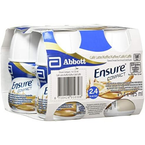 Ensure Compact café latte flavour (Pack of 4) 1
