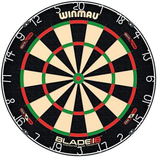 winmau WINMAU Blade 6 Dual Core Professional Bristle Dartboard