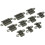BACHMANN Bachmann BAC44592 HO Scale Nickel Silver E-Z Track Connector 1
