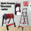 1.7M Aluminium Step Ladder Telescopic Folding Ladder Multi-Purpose 1