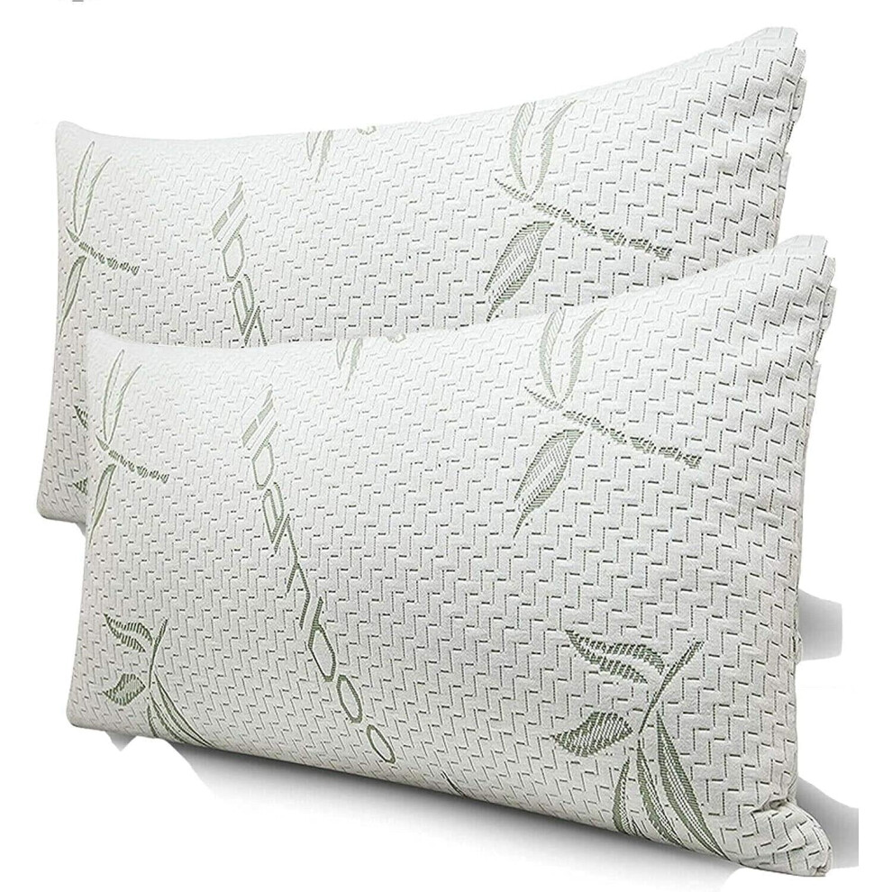 Bedding Home (1 X Pillow) Hollowfibre Bamboo Pillow Hypoallergenic