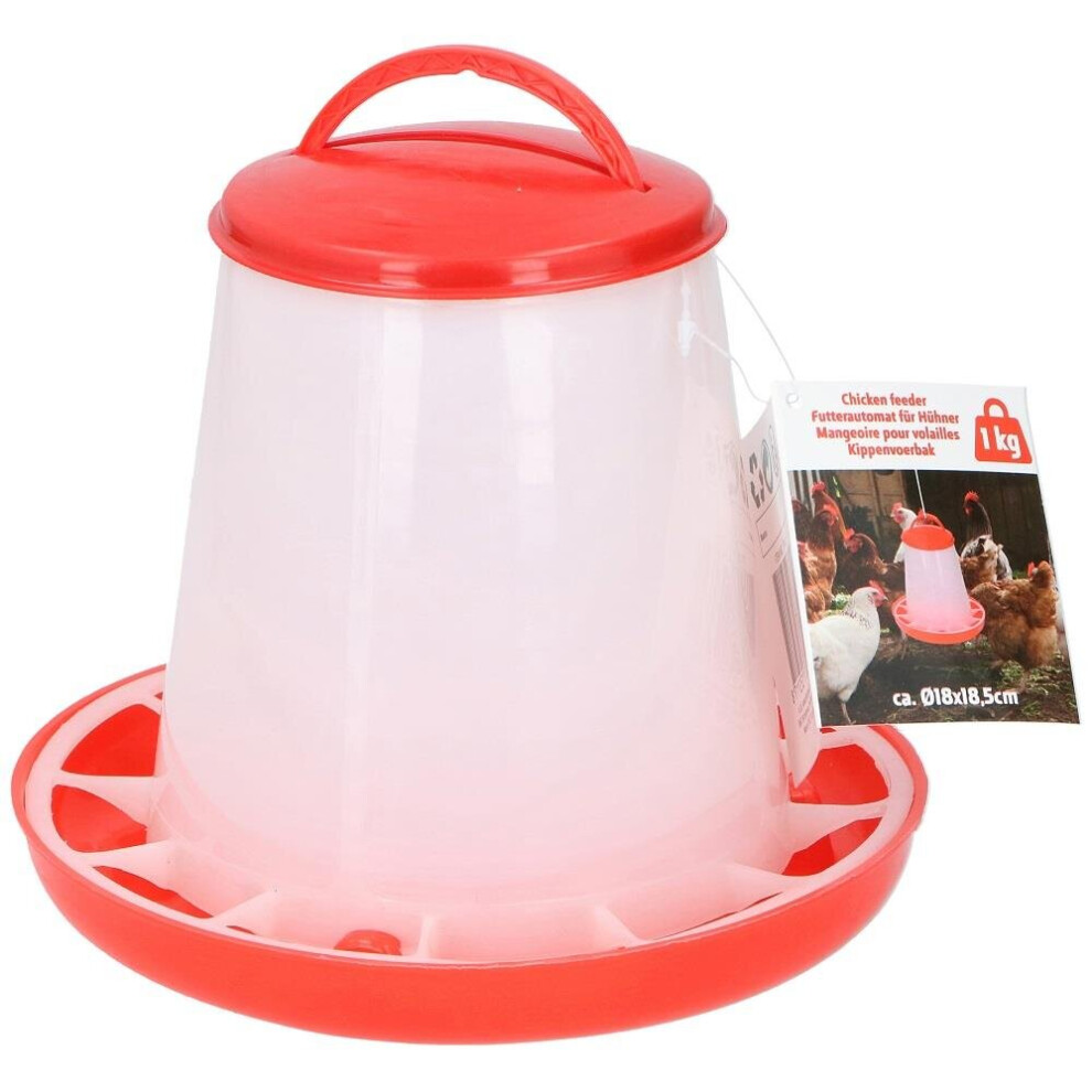 Chicken Feeder Dia18x18.5cm Plastic