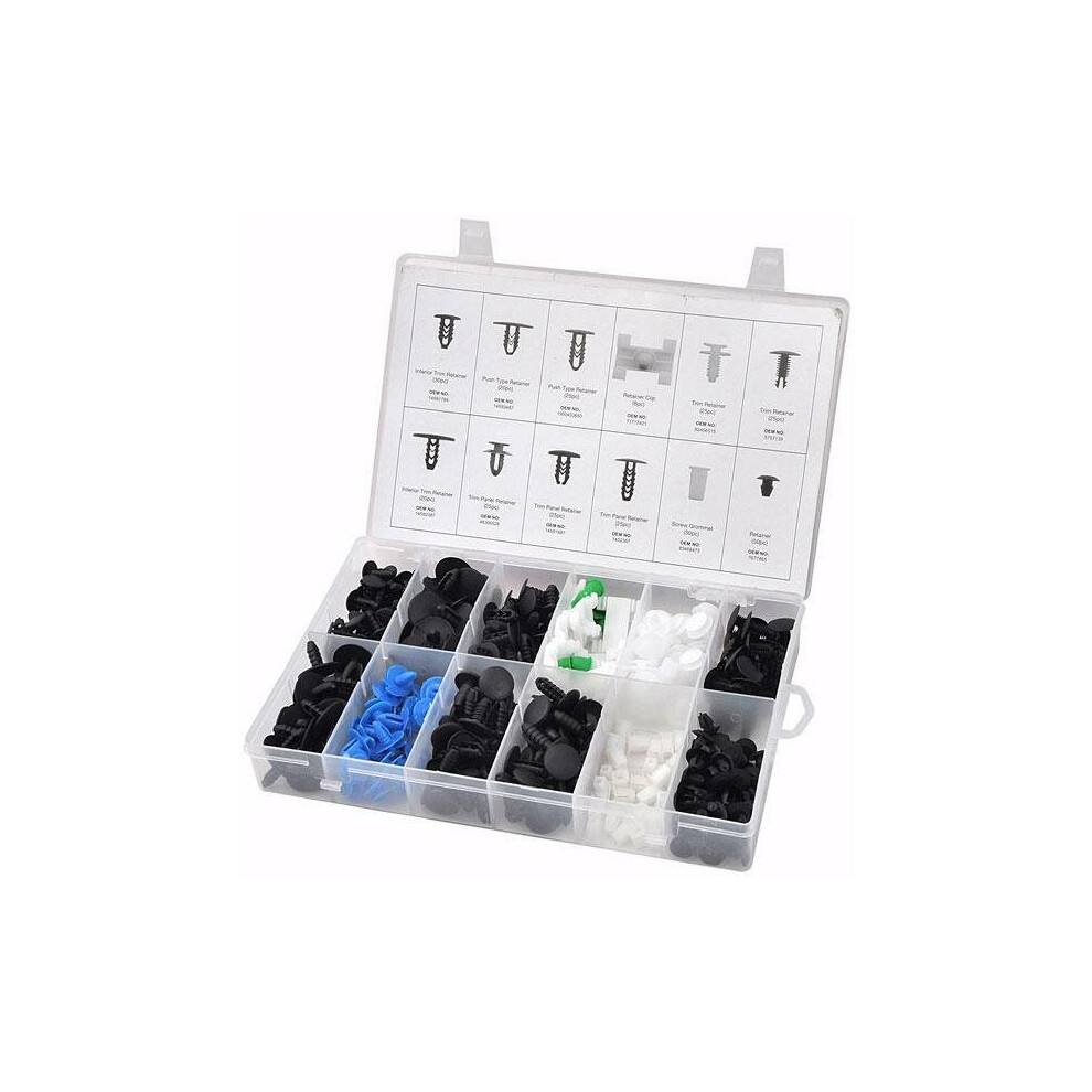 Neilsen Body Trim Clip Grommets Etc Assortment 308 Pcs - Fiat (Genuine Ct4118)