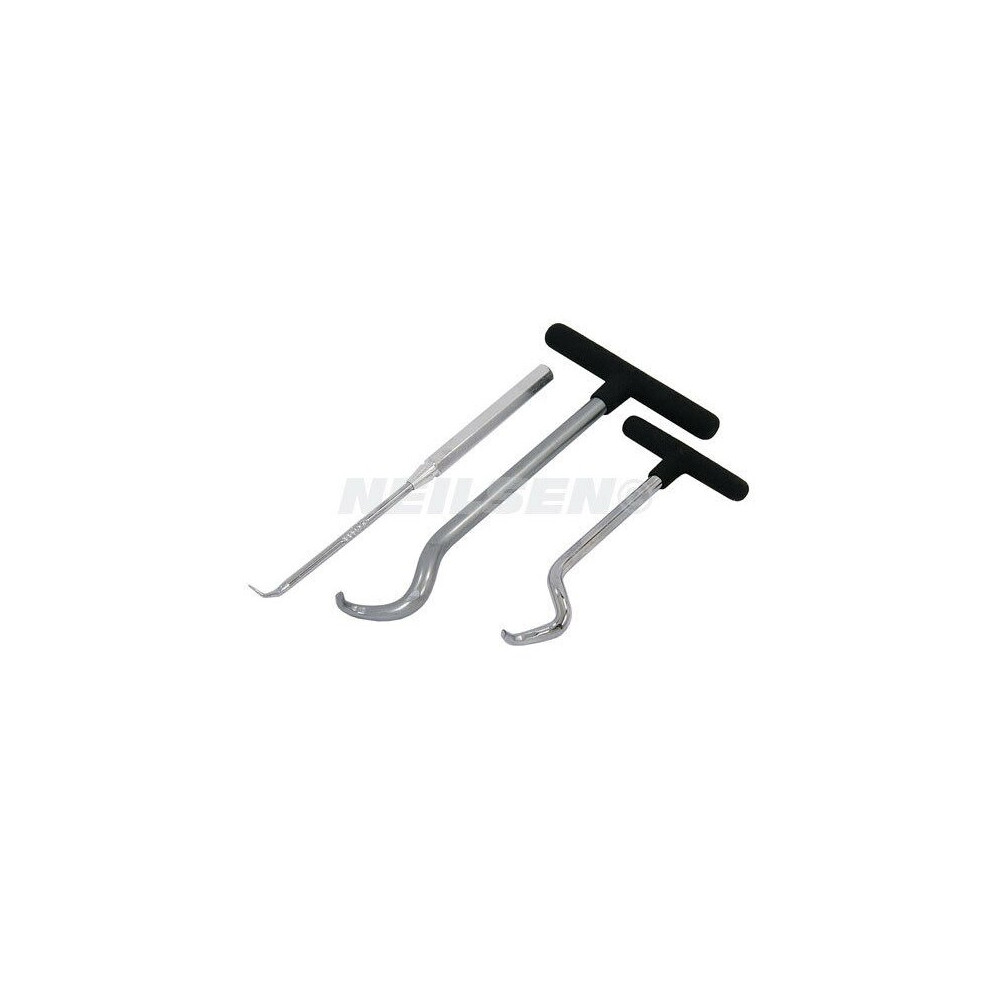 Neilsen 3Pc Seal Puller Set Oil Grease Seals Removal O-Rings (Genuine Ct3684)
