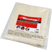 Welding Blanket Heat Treated Fiberglass 4ftx6ft (Genuine Neilsen CT5409)