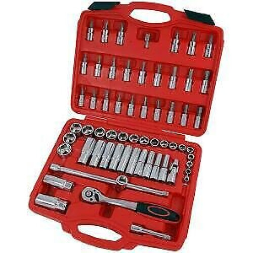Neilsen 61pc - 3/8" Drive - Socket & Bit Set w/ Deep Sockets Metric (Neilsen CT0748)