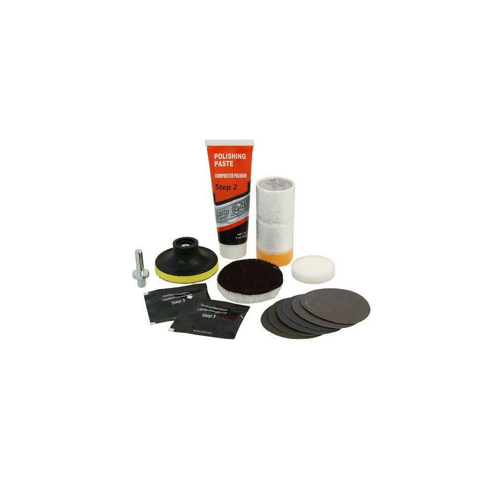 Neilsen Diy Headlight Restoration Kit Restores Clear Plastic (Genuine Ct5186)