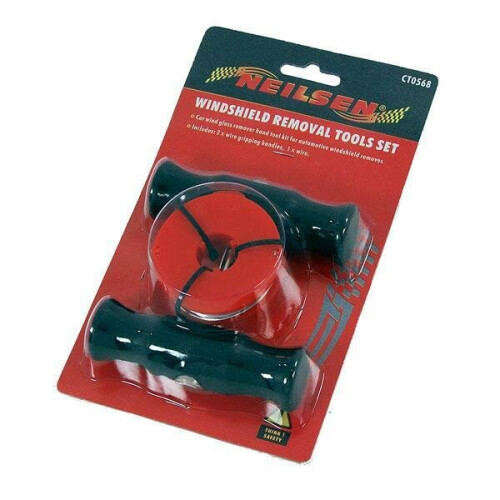 Neilsen Windshield Removal Tools Set Glass Cutting Wire 3 Piece (Genuine Neilsen CT0568) 2