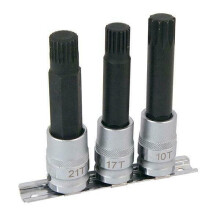 BMW Alloy Wheel Locking Keys Spline 3 Pieces (Genuine Neilsen CT3541)