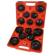 16pc Cap Type Oil Filter Wrench Removal Puller Set (Genuine Neilsen CT1224)