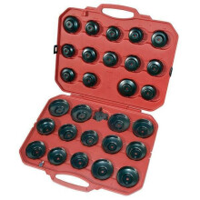 30pc Filter Wrench Kit -Cup Type 3/8 & 1/2 Drive (Genuine Neilsen CT1656)