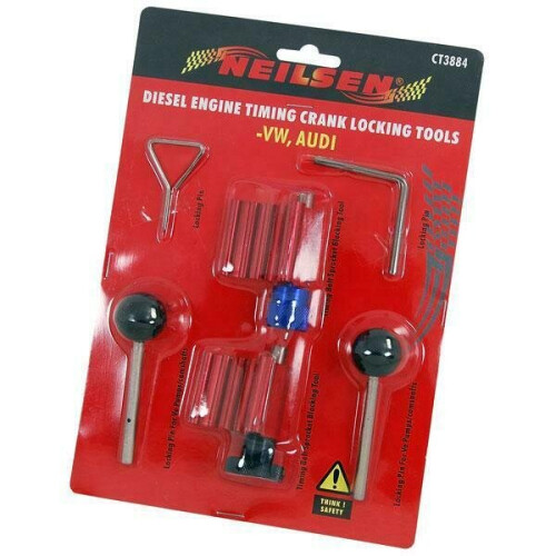 Neilsen Diesel Engine Timing Crankshaft Locking Tools VW Audi (Genuine Neilsen CT3884) 1