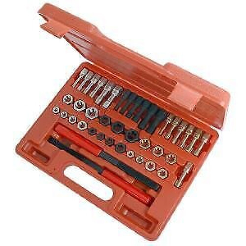 Neilsen 42pc Re-Thread Tool Kit Set UNC/UNF & Metric,Taps,Dies and Thread Files (CT1952) 2