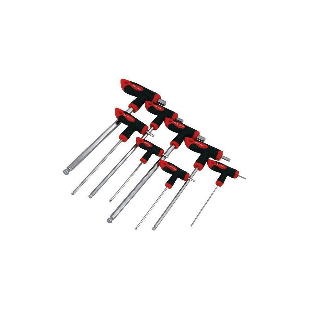 T Handle Hex Allen Keys Set Metric 8pcs Wrench (Genuine Neilsen CT1222)