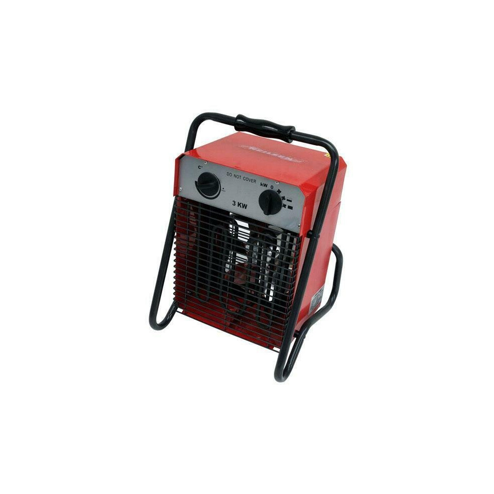 Portable Industrial Fan Heater Electric 3KW  3 Settings (Genuine Neilsen CT2143)