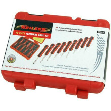 Professional 12pc Fold Up Auto Terminal Tool Kit Cable/ Wire Extractors (CT2073)