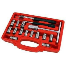 17Pc Diesel Injector Seat Cutter Set. Universal (Genuine Neilsen CT4085)