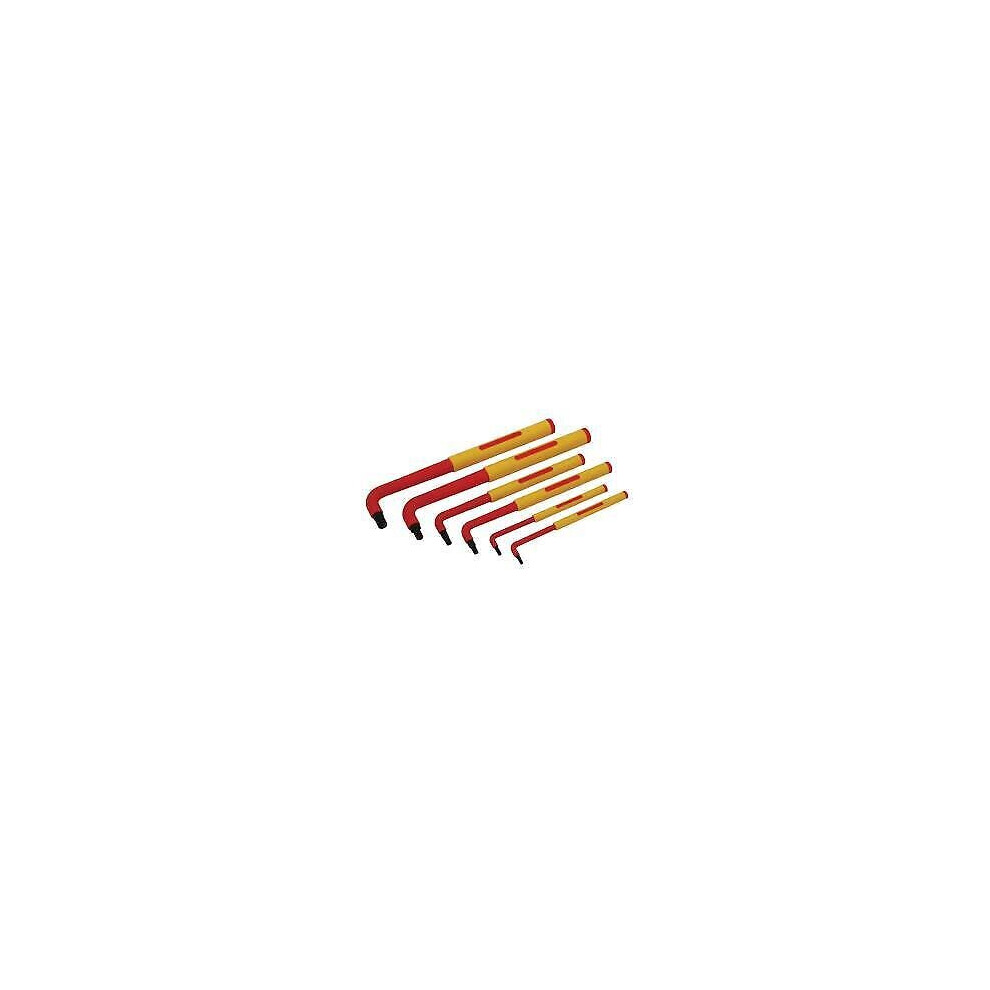 VDE Hex Allen Key Set 1000Volt Insulated 2.5,3,4,5,6,8mm Hybrid (Neilsen CT3938)