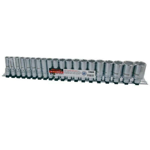 Neilsen 20pc 1/2" XI-ON Super Grab Deep Socket Set Remove Worn Nut (Neilsen CT2394) 2