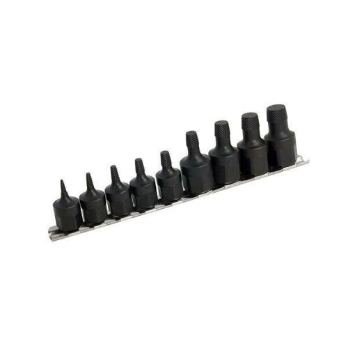Neilsen 9pc Multi-Spline Extractor Set Stud Screw 1/2" 3/8" 2 - 14mm (Neilsen CT2246)