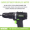 MYLEK MYLEK 20v Cordless Brushless Motor Hammer Drill 4
