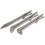 Neilsen 15" Extra Long Locking Pliers Straight Bent Nose Set Mole Grip Clamp (CT4181) 2
