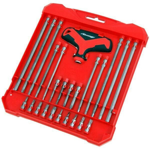 Neilsen 25pc T-Handle Screwdriver Set Inc. Extra Long Bits (Genuine Neilsen CT4248) 1