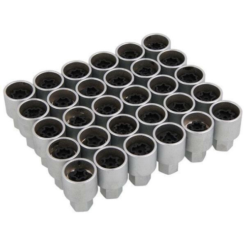 Neilsen 30pc Mercedes Locking Wheel Nut Socket Set Patterned Recessed (Neilsen CT4536) 1