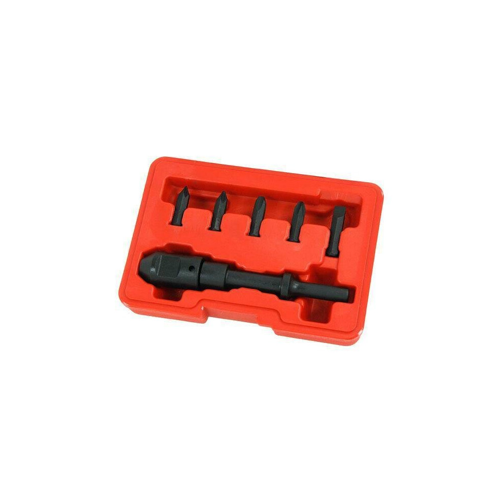 Impact Driver Set, Use With Air Hammer Guns 6pc 5/16" Hex Impact Bits (CT4756)