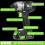 MYLEK Mylek 20v Combo Brushless Hammer Action Drill and Impact Driver Set 2