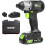 MYLEK Mylek 20v Combo Brushless Hammer Action Drill and Impact Driver Set 5