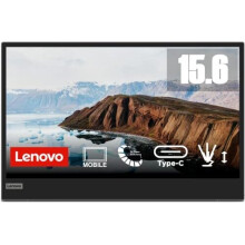 PC-näyttö - LENOVO - 15,6" - FHD - 60Hz - IPS-paneeli - 6ms - Korkeussäädettävä - 66E4UAC1WL