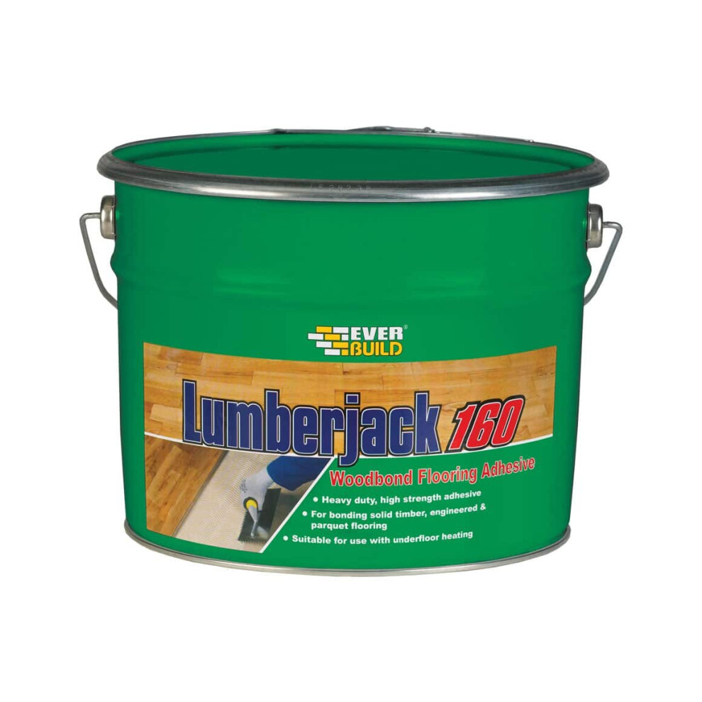 Everbuild Lumberjack 160 Woodbond Flooring Adhesive - 10 Litre