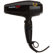 Babyliss Pro Asciugacapelli Rapido ultra-leggero, Riferimento BAB7000IE Nero, Rosso, Aria Fredda, Asciugatura - Materiale elettrico per capelli