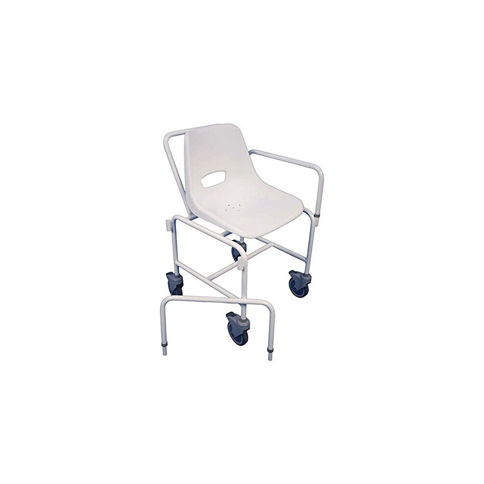 Aidapt Charing Attendant Propelled Shower Chair (Eligible For Vat Relief In The Uk)