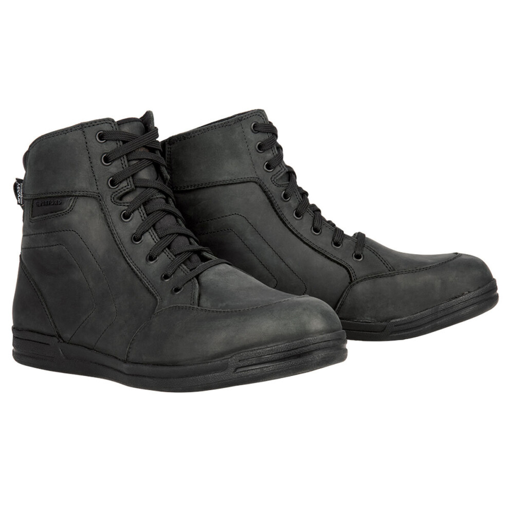 (45) Oxford Kickback All Weather Leather Boots Black 5030009015434